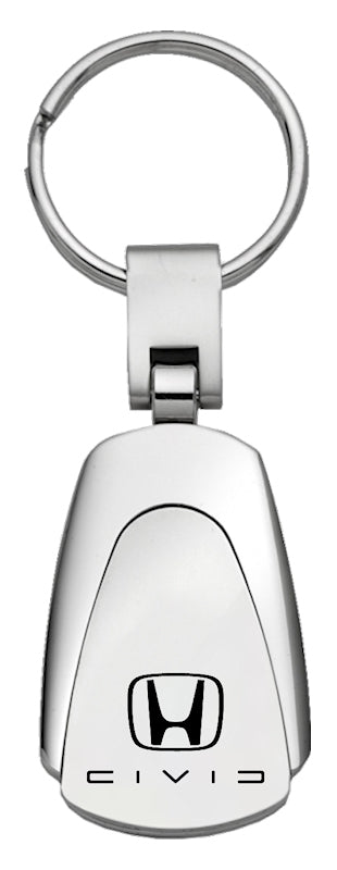 Honda Civic (Reverse C) Teardrop Key Fob - Silver