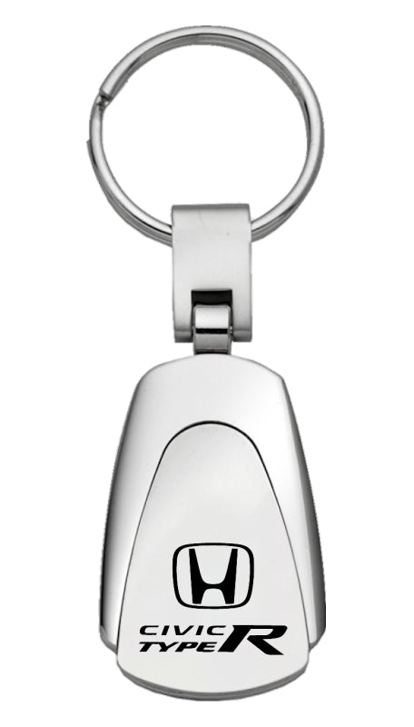 Honda Civic Type R Teardrop Key Fob - Silver