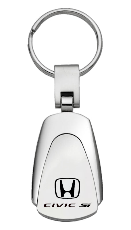 Honda Civic SI Teardrop Key Fob - Silver