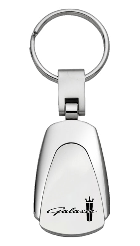 Ford Galaxie Teardrop Key Fob - Silver