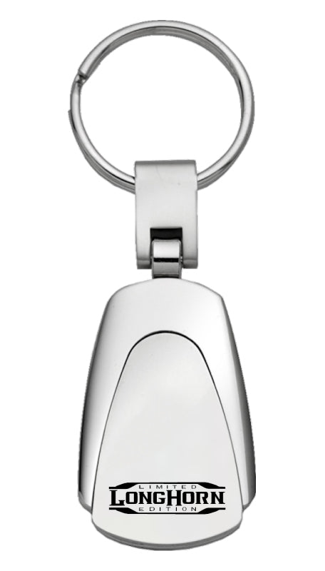 Ram Longhorn Limited Edition Teardrop Key Fob - Silver