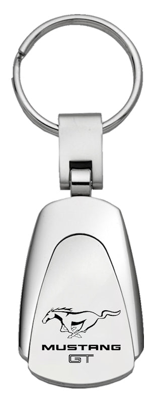 Mustang GT Teardrop Key Fob - Silver