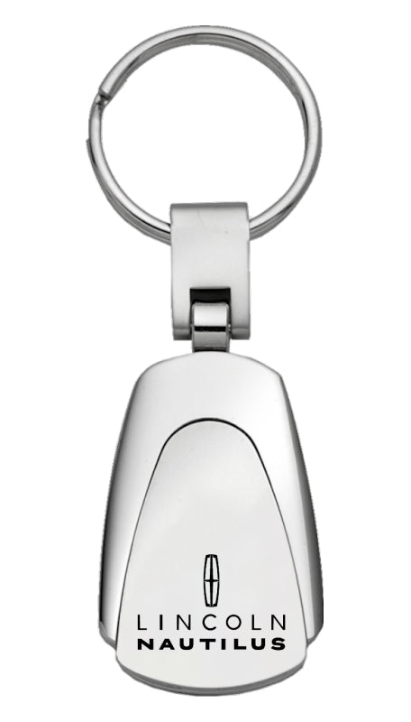 Lincoln Nautilus Teardrop Key Fob - Silver