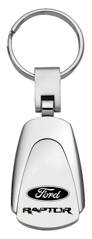 Ford Raptor Teardrop Key Fob - Silver