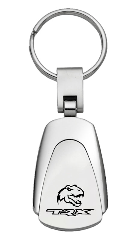 Ram TRX Dino Teardrop Key Fob - Silver