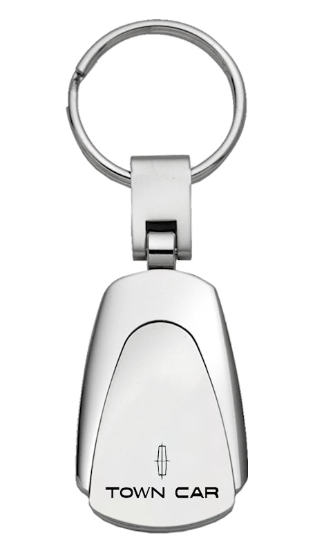 Lincoln Town Car Teardrop Key Fob - Silver