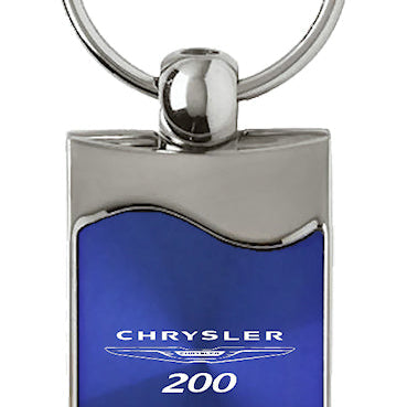 Chrysler 200 Rectangular Wave Key Fob - Blue