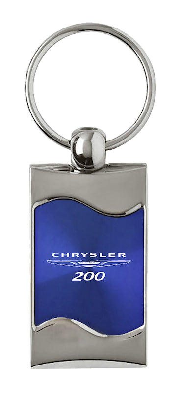 Chrysler 200 Rectangular Wave Key Fob - Blue