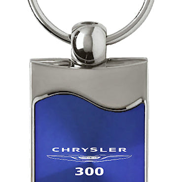 Chrysler 300 Rectangular Wave Key Fob - Blue