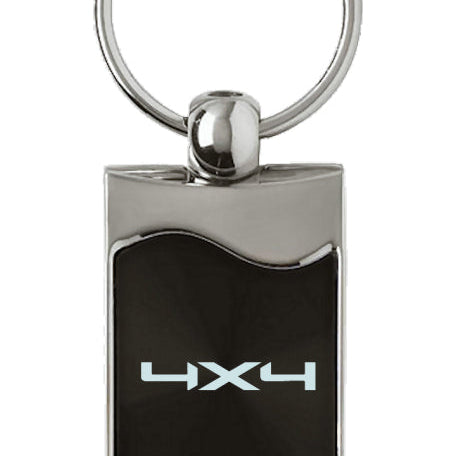 Novelty 4X4 Rectangular Wave Key Fob - Black