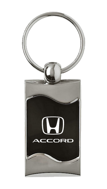 Honda Accord Rectangular Wave Key Fob - Black