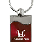 Honda Accord Rectangular Wave Key Fob - Burgundy