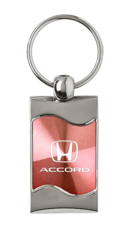 Honda Accord Rectangular Wave Key Fob - Pink