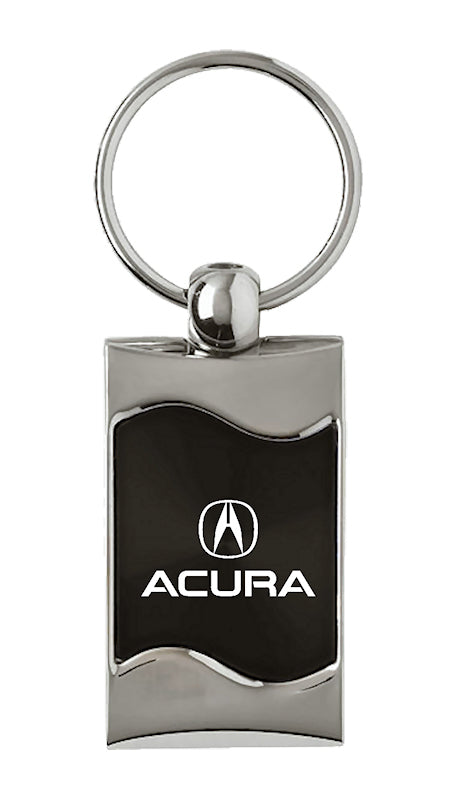 Acura Rectangular Wave Key Fob - Black