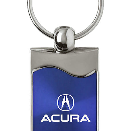 Acura Rectangular Wave Key Fob - Blue