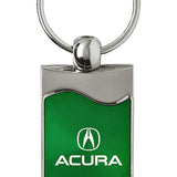 Acura Rectangular Wave Key Fob - Green