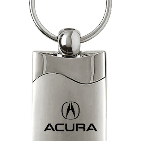 Acura Rectangular Wave Key Fob - Silver