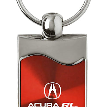 Acura RL Rectangular Wave Key Fob - Red