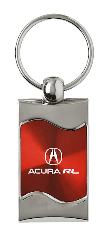 Acura RL Rectangular Wave Key Fob - Red