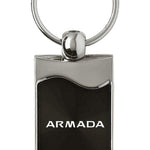 Nissan Armada Rectangular Wave Key Fob - Black