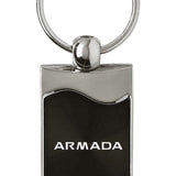 Nissan Armada Rectangular Wave Key Fob - Black