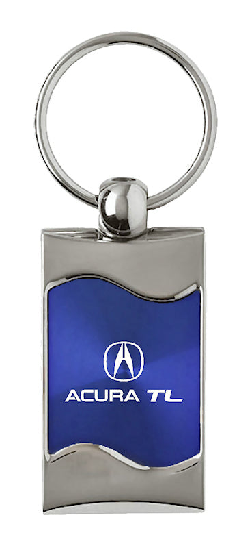 Acura TL Rectangular Wave Key Fob - Blue