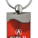 Acura TL Rectangular Wave Key Fob - Red