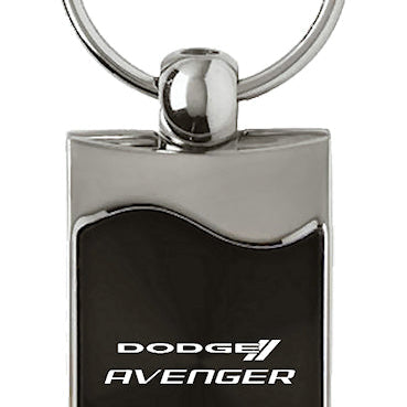 Dodge Avenger Rectangular Wave Key Fob - Black