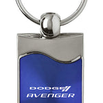 Dodge Avenger Rectangular Wave Key Fob - Blue