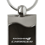 Dodge Charger Rectangular Wave Key Fob - Black