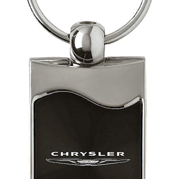 Chrysler Rectangular Wave Key Fob - Black