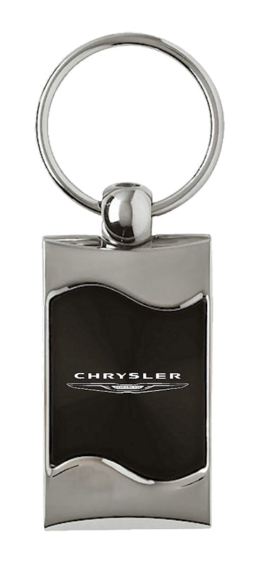 Chrysler Rectangular Wave Key Fob - Black