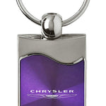 Chrysler Rectangular Wave Key Fob - Purple