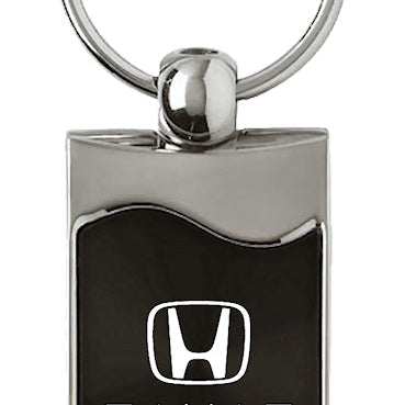 Honda Civic (Reverse C) Rectangular Wave Key Fob - Black