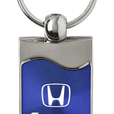 Honda Crosstour Rectangular Wave Key Fob - Blue