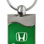 Honda Crosstour Rectangular Wave Key Fob - Green