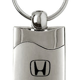 Honda Crosstour Rectangular Wave Key Fob - Silver