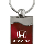 Honda CR-V Rectangular Wave Key Fob - Burgundy