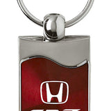 Honda CR-Z Rectangular Wave Key Fob - Burgundy