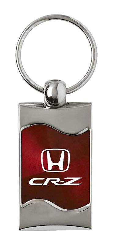 Honda CR-Z Rectangular Wave Key Fob - Burgundy