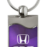 Honda CR-Z Rectangular Wave Key Fob - Purple