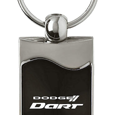 Dodge Dart Rectangular Wave Key Fob - Black