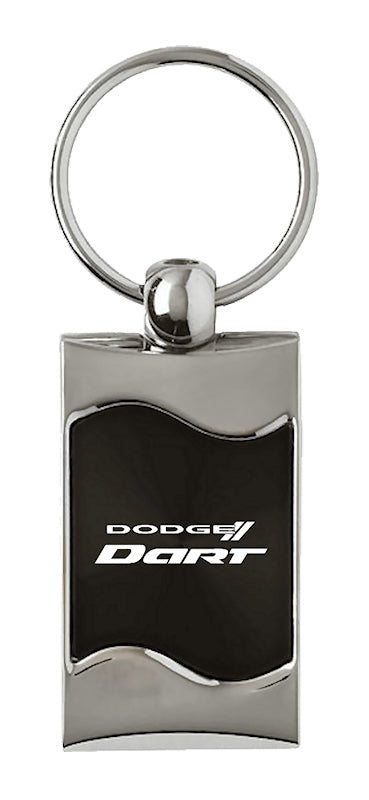 Dodge Dart Rectangular Wave Key Fob - Black