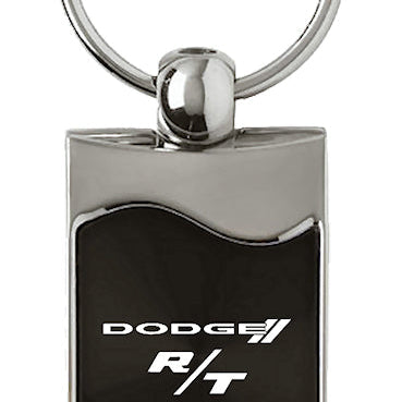 Dodge R/T Rectangular Wave Key Fob - Black