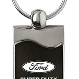 Ford Super Duty Rectangular Wave Key Fob - Black