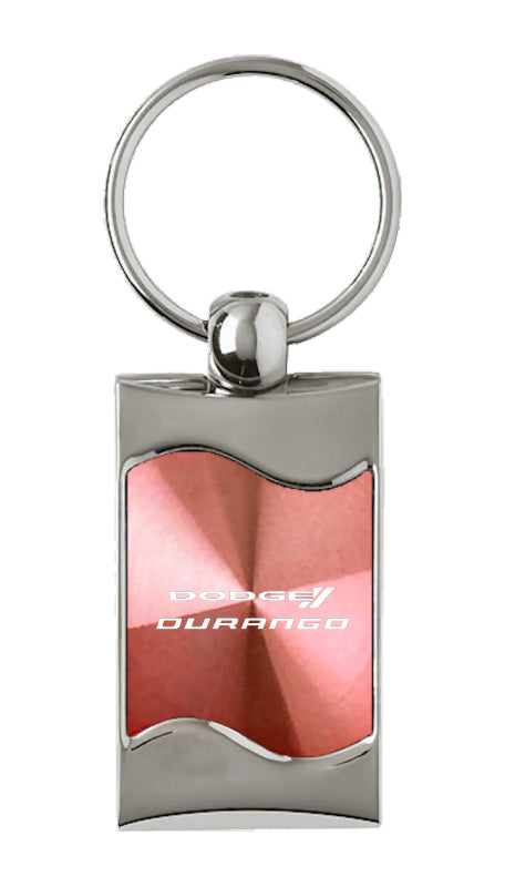 Dodge Durango Rectangular Wave Key Fob - Pink