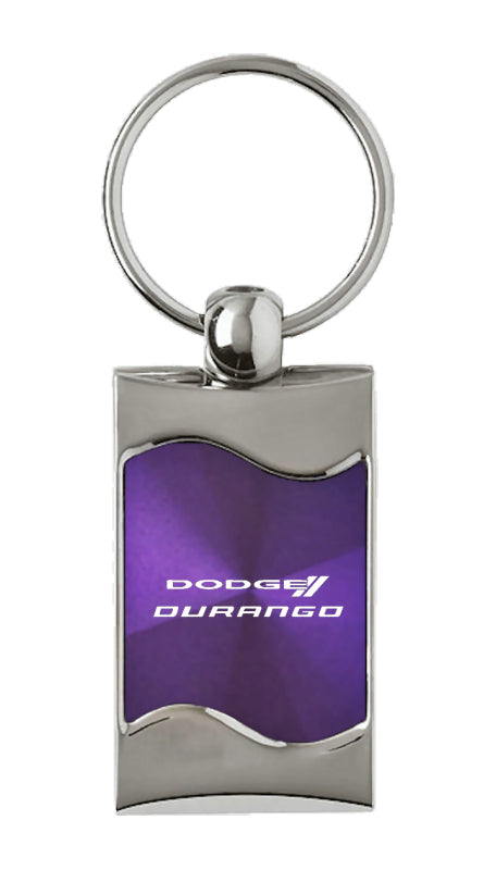 Dodge Durango Rectangular Wave Key Fob - Purple