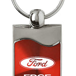 Ford Edge Rectangular Wave Key Fob - Red