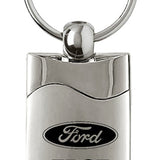 Ford Edge Rectangular Wave Key Fob - Silver