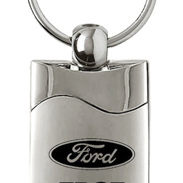 Ford Edge Rectangular Wave Key Fob - Silver